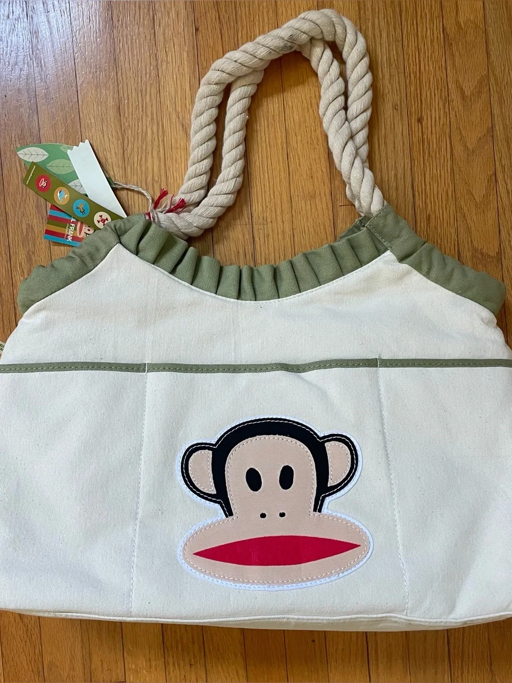 Vintage Paul Frank Diaper Bag & Changing Pad NWT